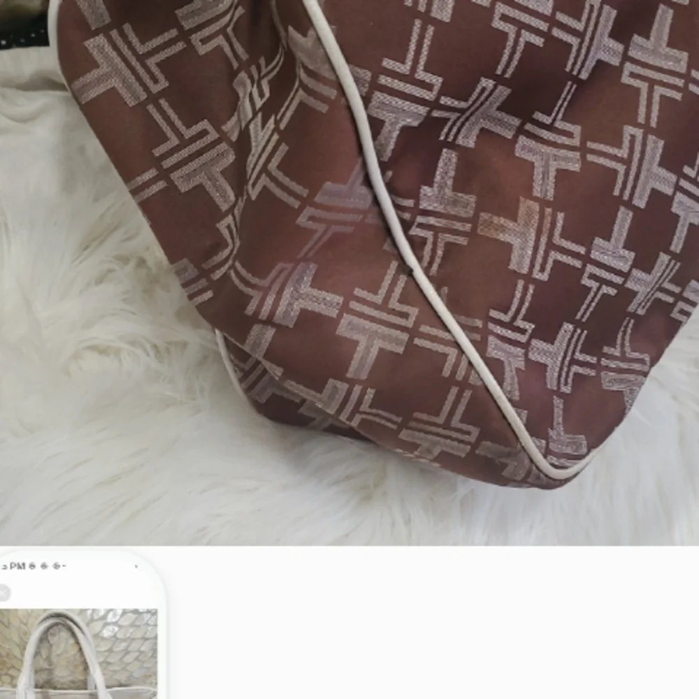 Tumi Elegant Brown  Satchel Bag